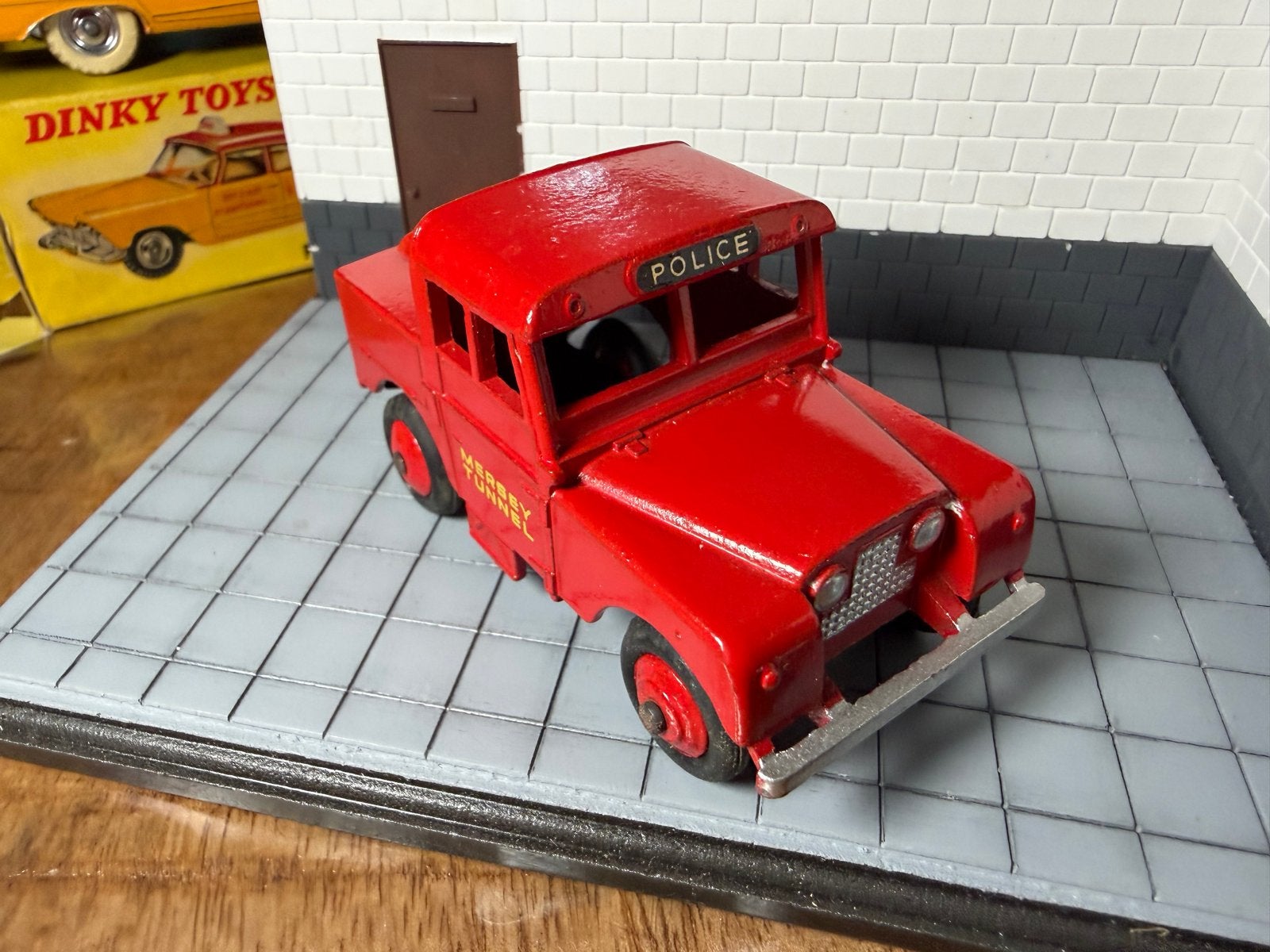 Dinky Toys Mersey Tunnel Van Police - landrover rover, D, Auto, Nieuw, Dinky Toys