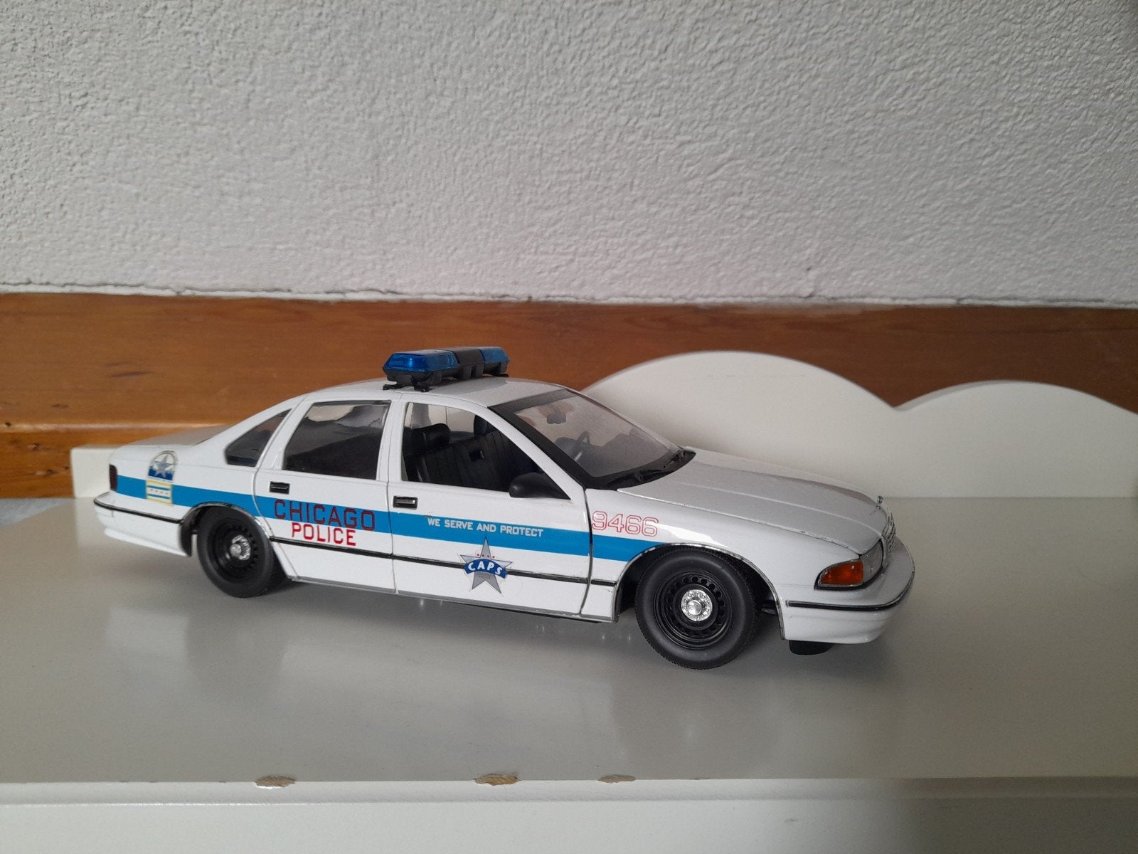 chevrolet caprice policecar Chicago, Ophalen of Verzenden, Zo goed als nieuw, Auto, UT Models