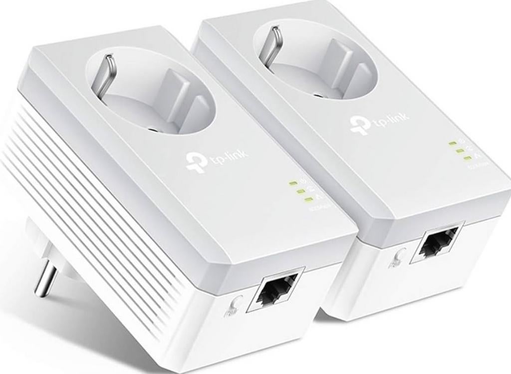 TP-Link AV600 Powerline KIT met stopcontact (TL-PA4010P), Ophalen of Verzenden, Zo goed als nieuw