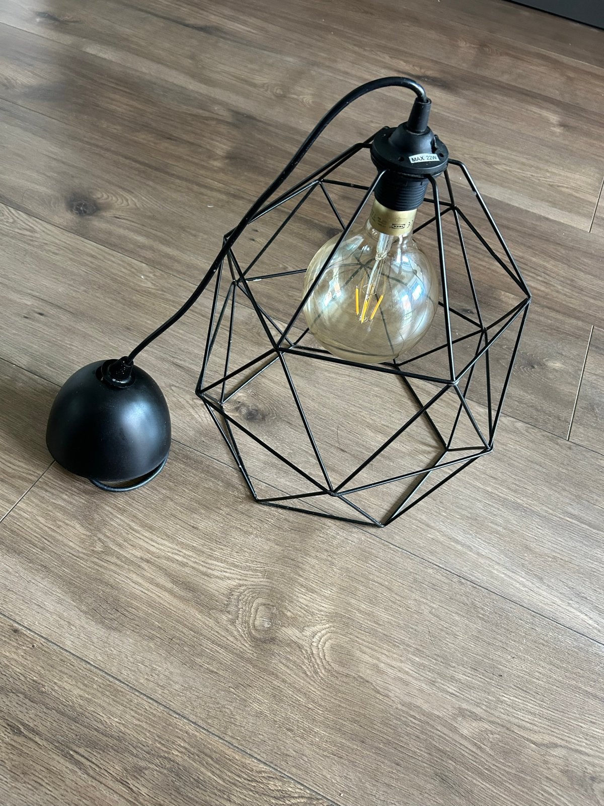 Brunsta hanglamp 30cm, Ophalen, Gebruikt, Metaal, E27 (groot)