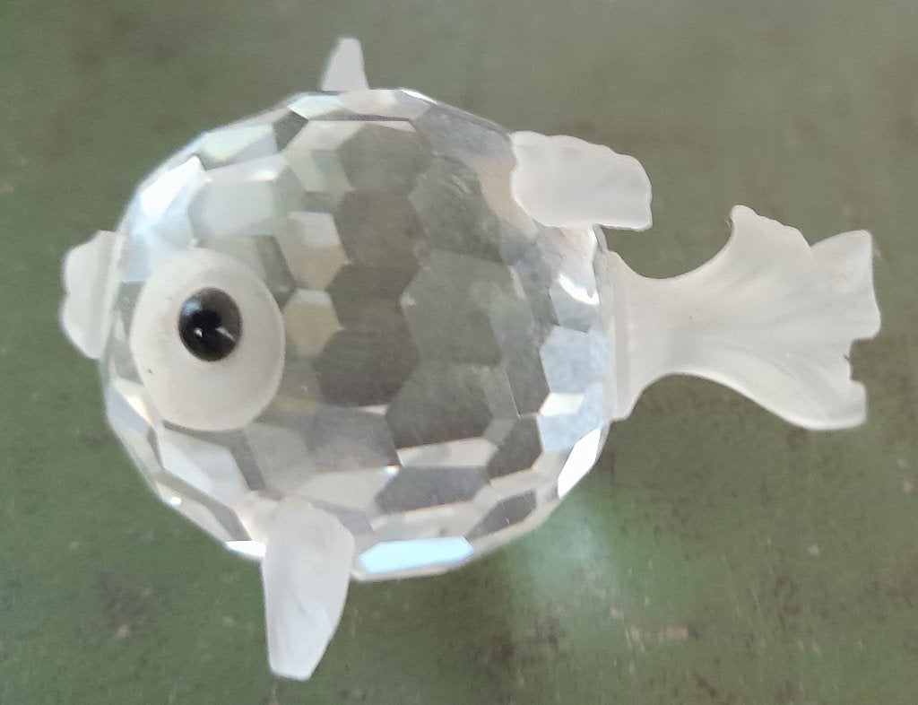 Kogelvis - Swarovski, Verzenden, Zo goed als nieuw, Figuurtje
