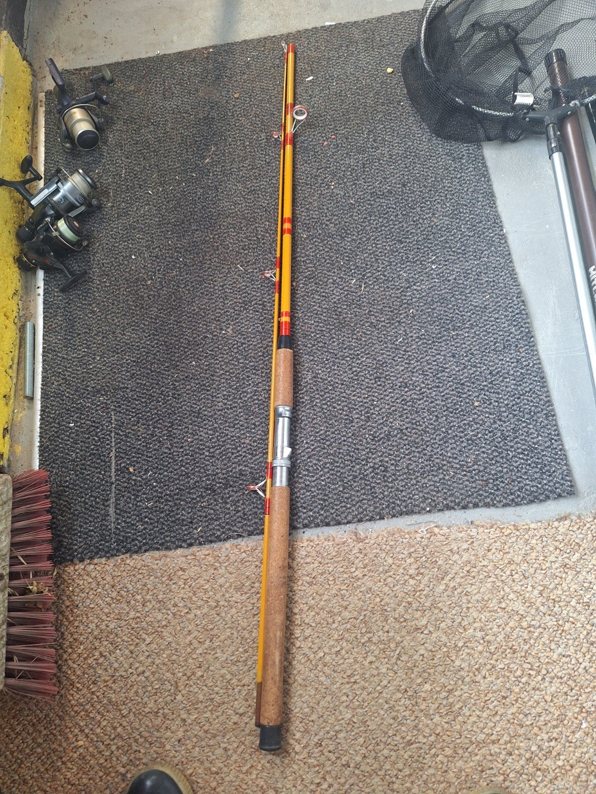 boot hengel 2.40m, Ophalen, Werphengel