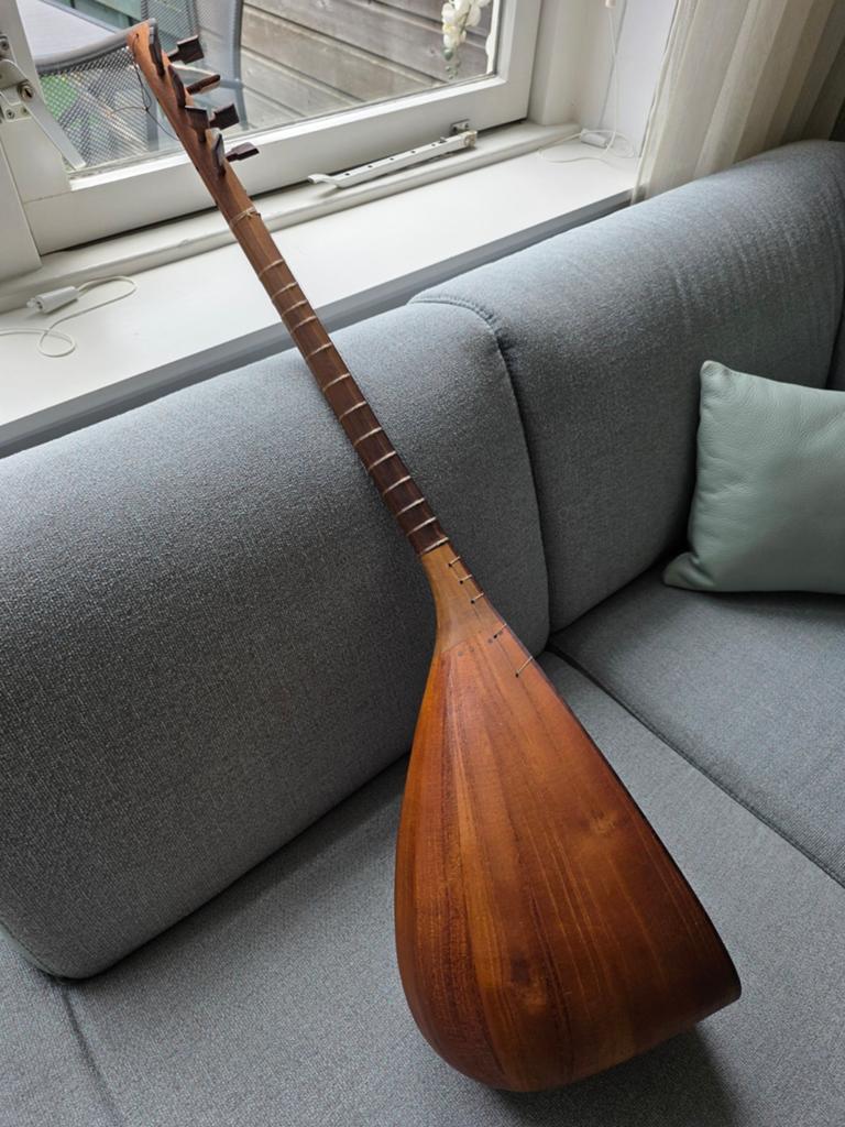 Unieke handgemaakte 9-snarige Tanbur / Saz – professionel, Ophalen of Verzenden, Zo goed als nieuw, Instrument, Diverse