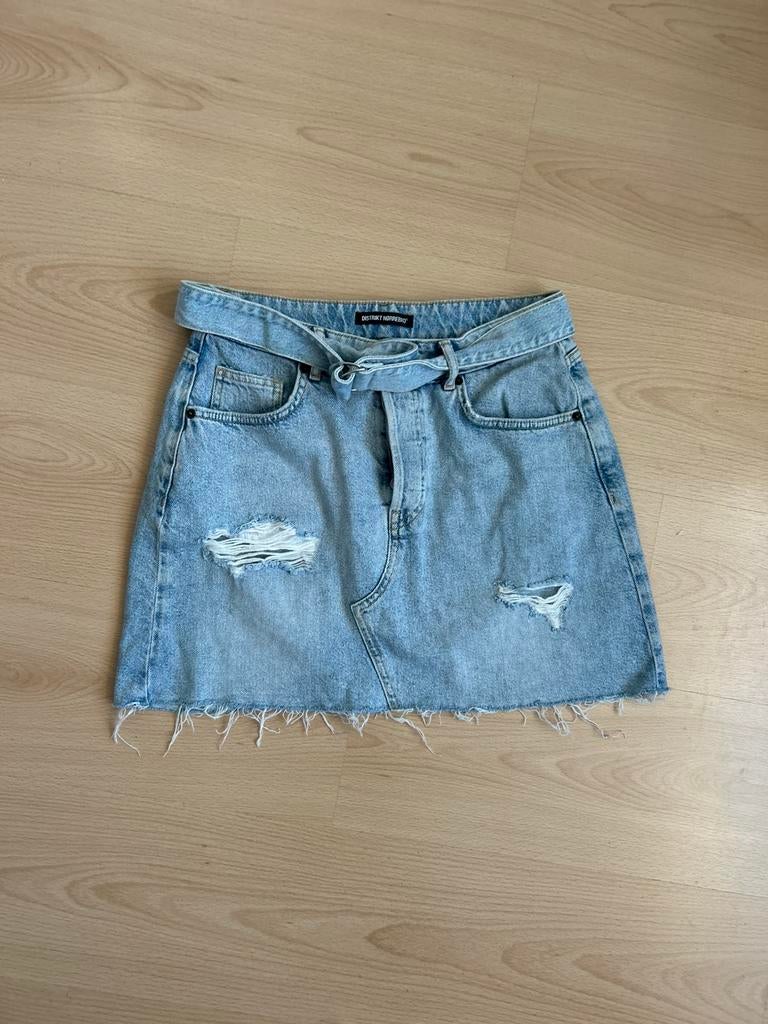 Spijker rokje - Maat M, Ophalen of Verzenden, Zo goed als nieuw, Blauw, W30 - W32 (confectie 38/40)