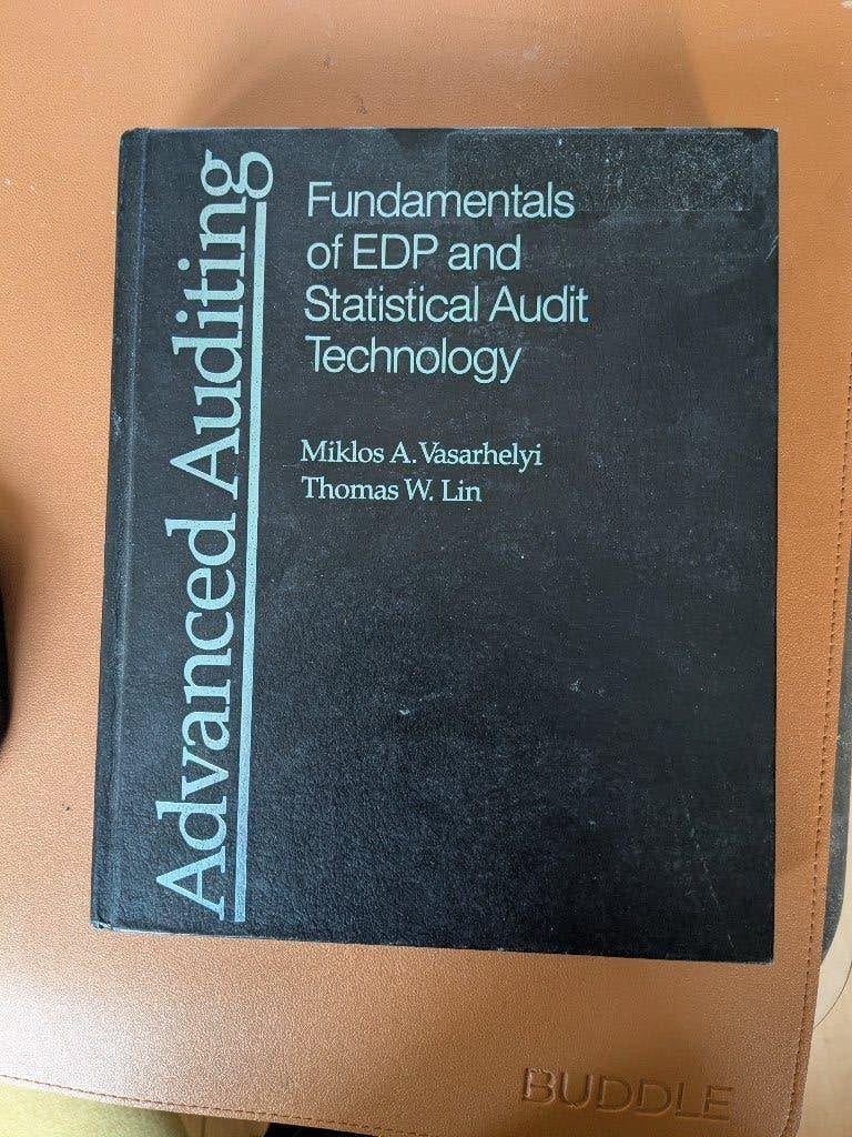 Boek Advanced Auditing Fundamentals of EDP and Statistical, Gelezen, Diverse auteurs, Ophalen of Verzenden, Overige onderwerpen