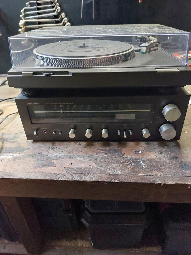 Technics SL-D2 Platenspeler + SA-200 K Versterker Set, Audio, Tv en Foto, Platenspelers, Ophalen of Verzenden