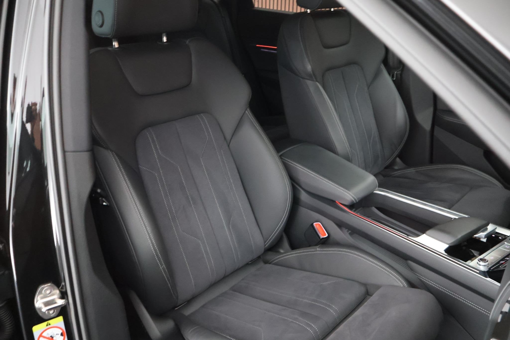 Audi Q8 e-tron 50 quattro 340pk Advanced Edition 95 kWh SOH, Automaat, Zwart, 95 kWh, 2000 kg