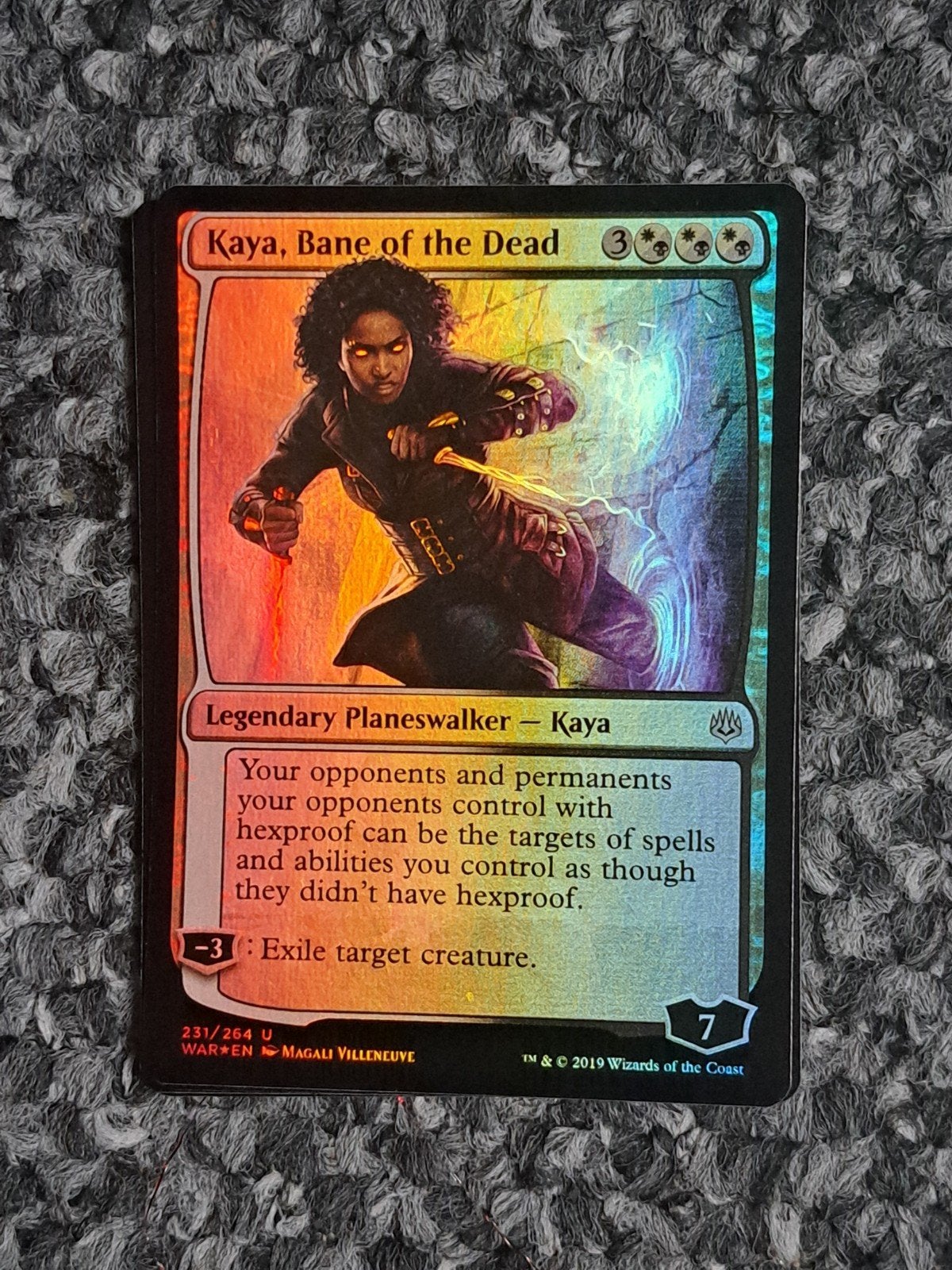 Kaya, Bane of the Dead - Magic: The Gathering Foil Kaart, Verzenden, Zo goed als nieuw, Losse kaart, Foil