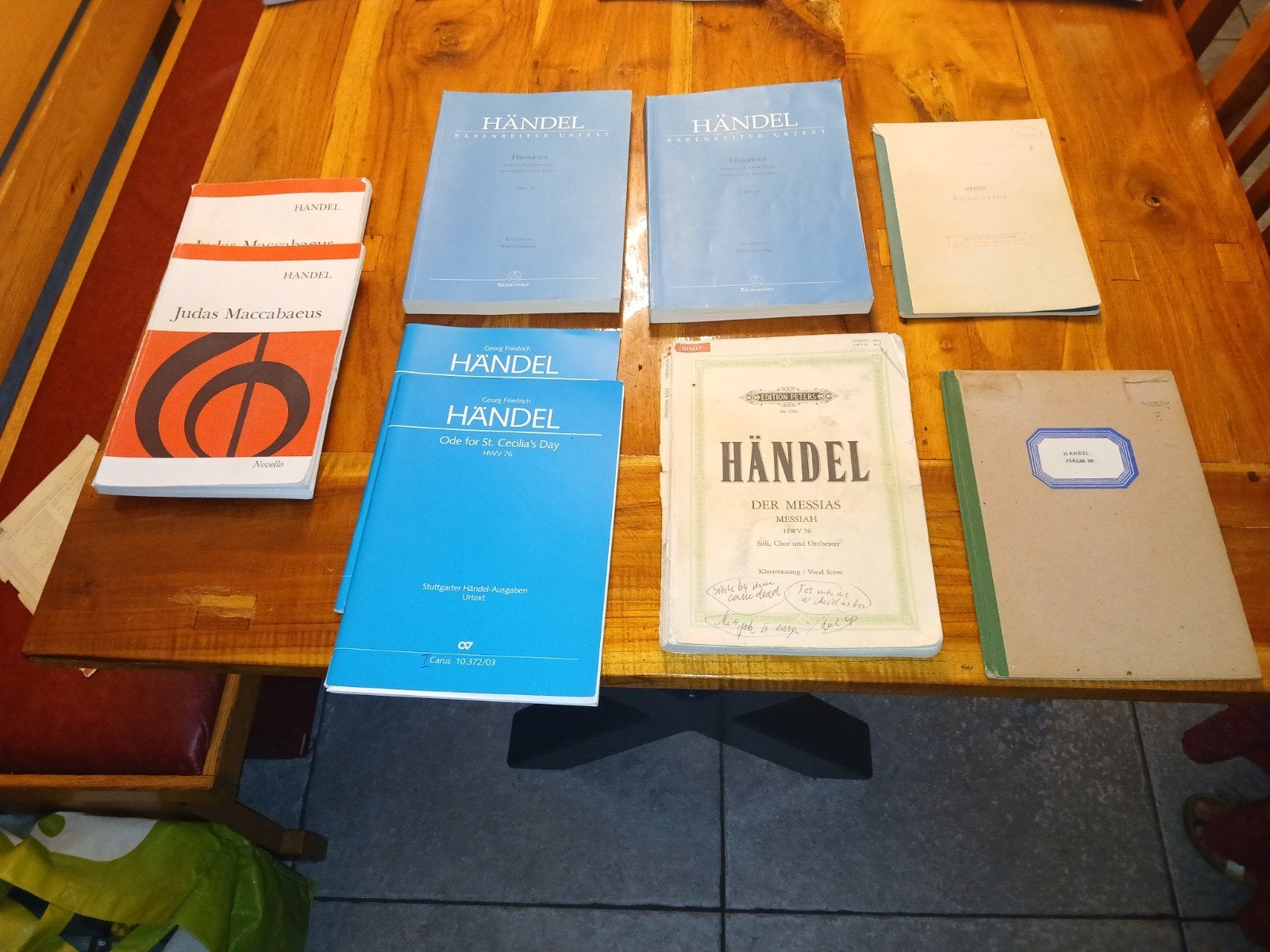 Diverse bladmuziek van Händel - Oratoria en meer, Gebruikt, Klassiek, Ophalen of Verzenden, Artiest of Componist