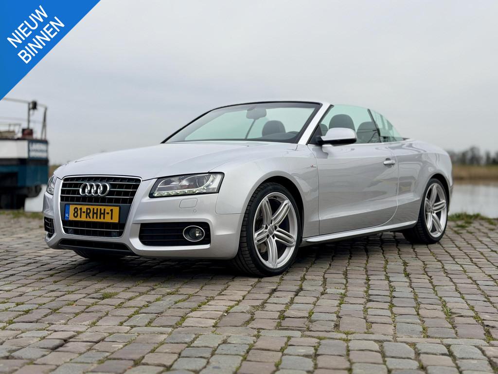Audi A5 Cabriolet 1.8 TFSI Pro Line S|B&O|Nek en Stoel verwa, Euro 5, Gebruikt, Zwart, 4 cilinders
