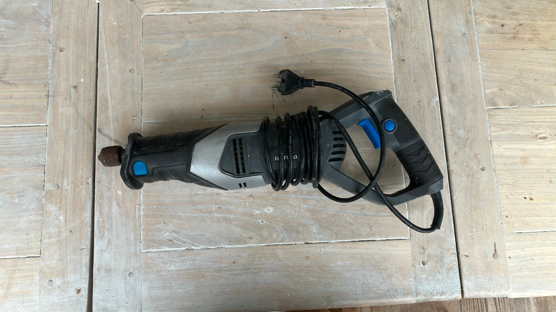 Reciprozaag gamma, Doe-het-zelf en Verbouw, Gereedschap | Zaagmachines, Ophalen of Verzenden, Zo goed als nieuw