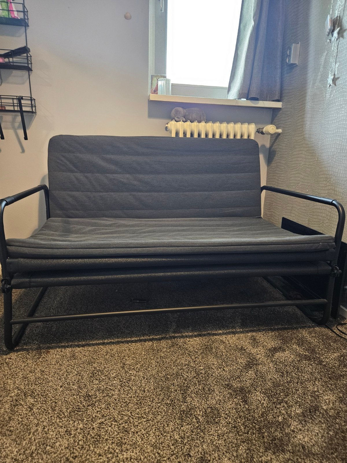 ikea slaapbank HAMMARN, Ophalen, Zo goed als nieuw, Twijfelaar, 120 cm