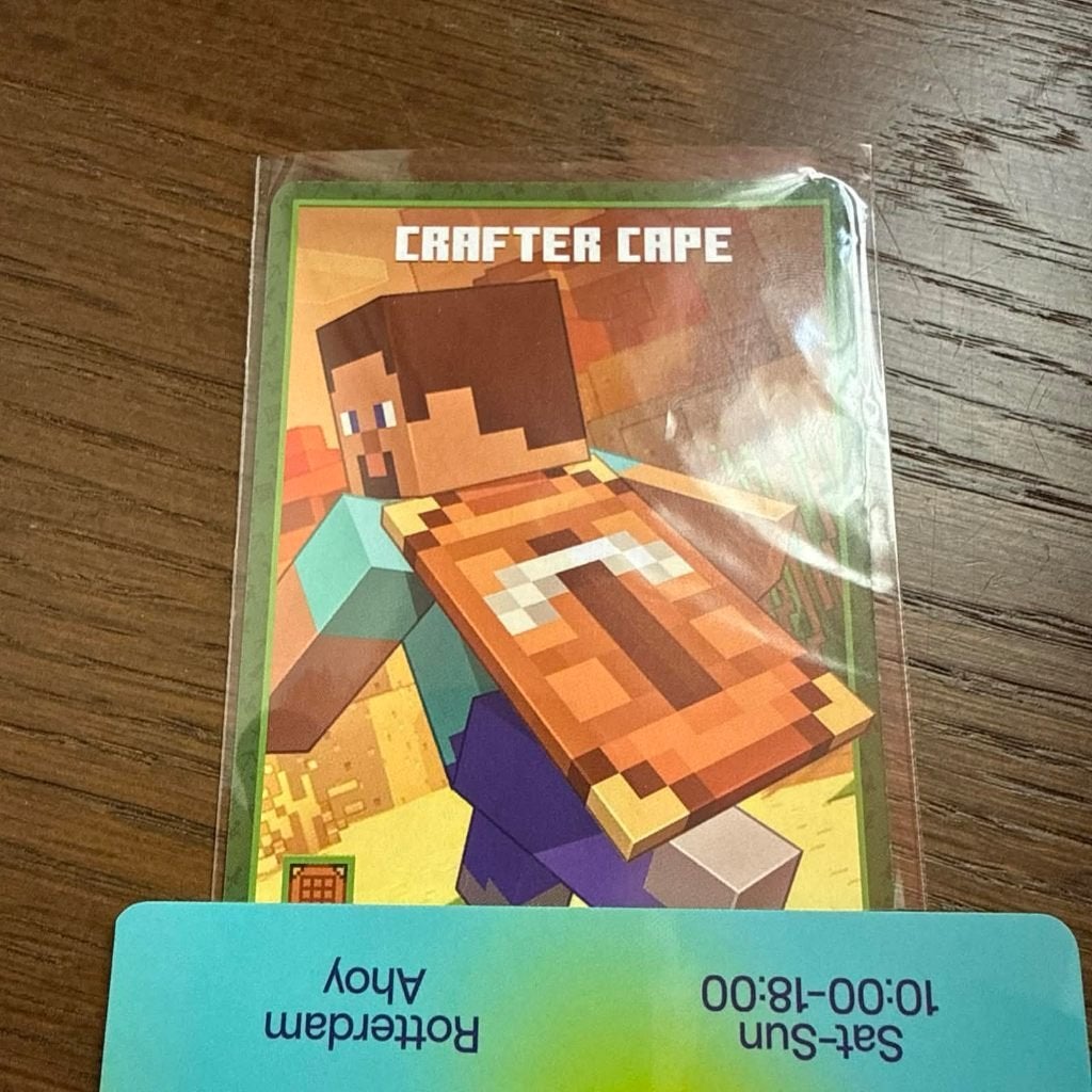 Crafter cape - Minecraft (code), Avontuur en Actie, Online, Nieuw, Ophalen of Verzenden