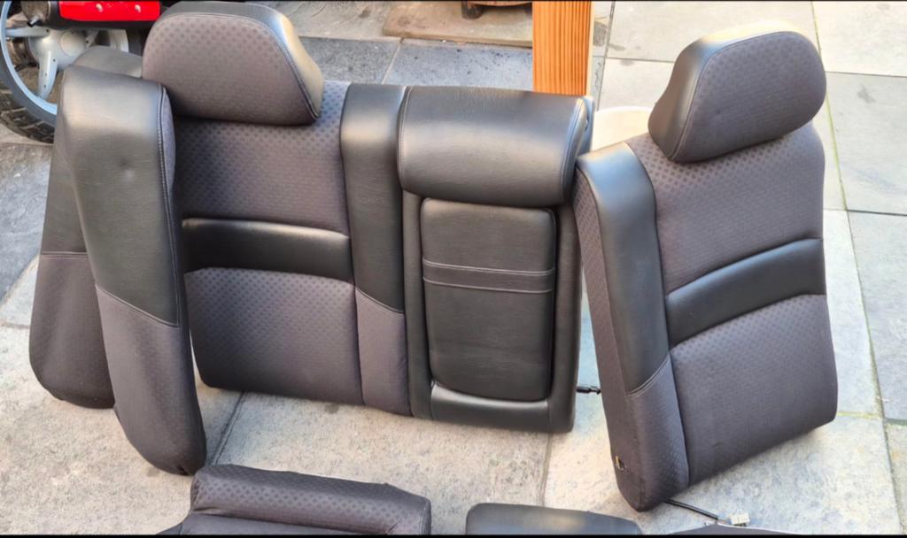 Achterbank Volvo S70 Sedan - Zwart stof/leer stoelverwarming, Auto-onderdelen, Interieur en Bekleding, Ophalen, Gebruikt, BMW