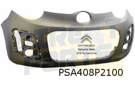 Citroën C1 (1/12- 5/14) voorbumper (te spuiten) Origineel! 1, -, Nieuw, Bumper, -