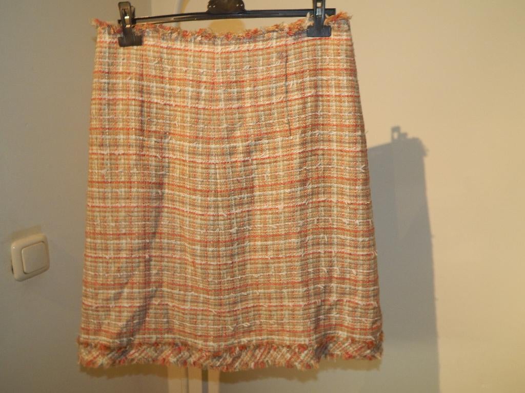 Top design rok Ch a n el tweed boucle hardware logo 40, Kleding | Dames, Maat 38/40 (M), Overige kleuren, Verzenden, Zo goed als nieuw