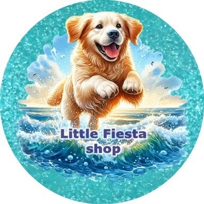 lf173 icing luxe hond zee 18cm eetbare taart print topper, Ophalen of Verzenden, Nieuw, Taarten, Versiering