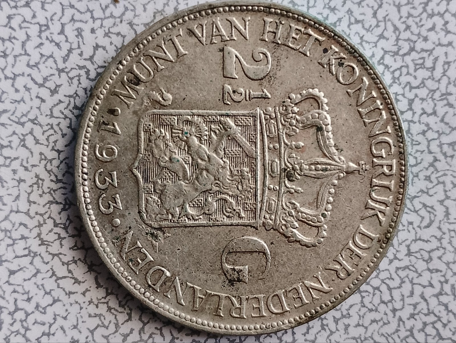 Nederland 2,5 gulden, Ophalen, Koningin Wilhelmina, 2½ gulden