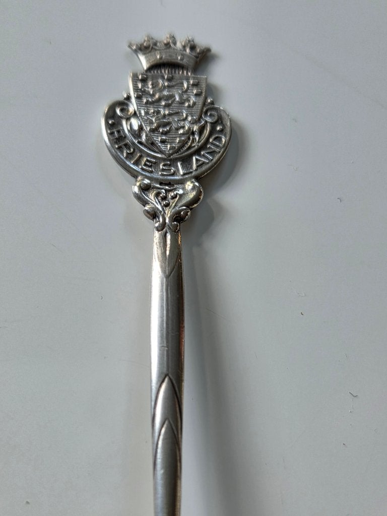 zilver lepel Friesland, Antiek en Kunst, Ophalen of Verzenden, Zilver