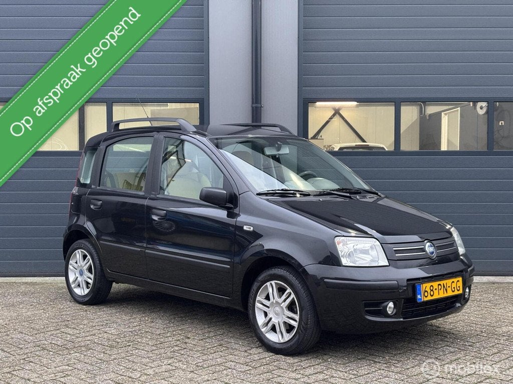 Fiat Panda 1.2 Dynamic Uitvoering / Airco _ Hoog Zit, Auto's, Voorwielaandrijving, Elektrische ramen, Zwart, Origineel Nederlands