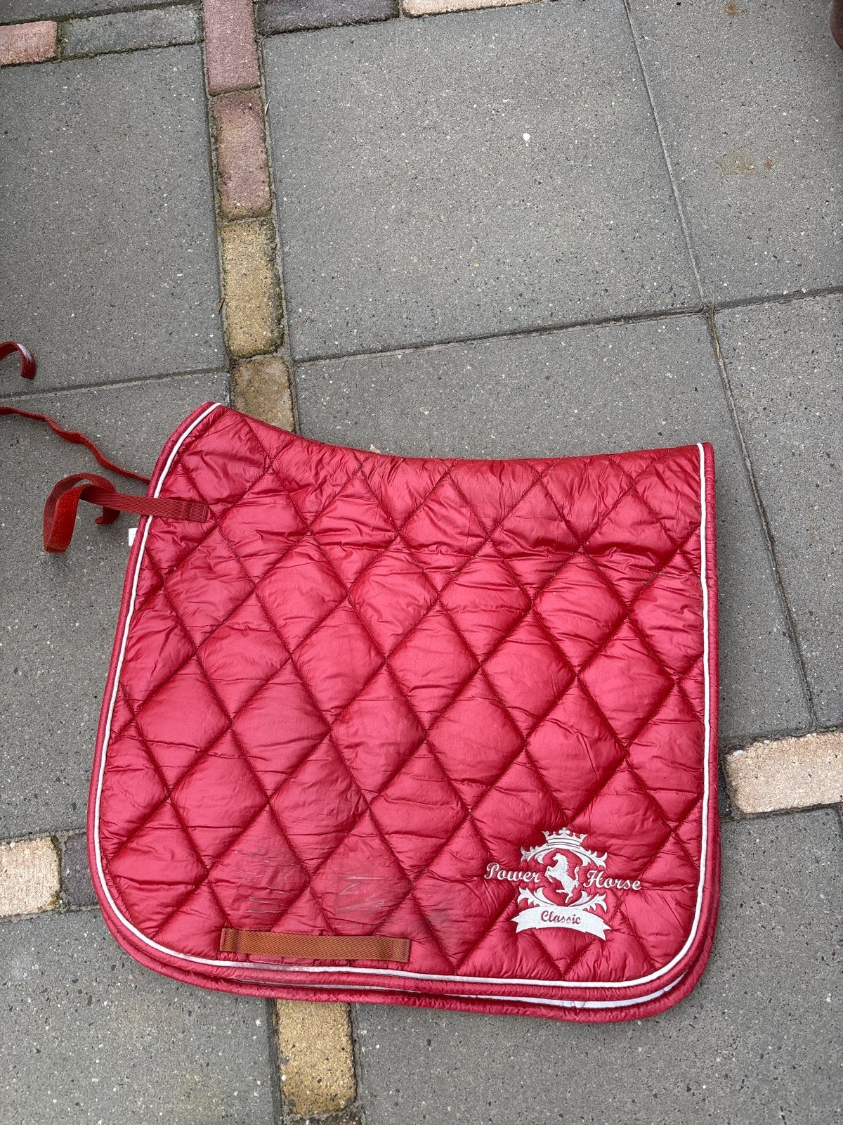 Rood dressage dekje full, Dieren en Toebehoren, Ophalen of Verzenden, Zo goed als nieuw, Dressuur