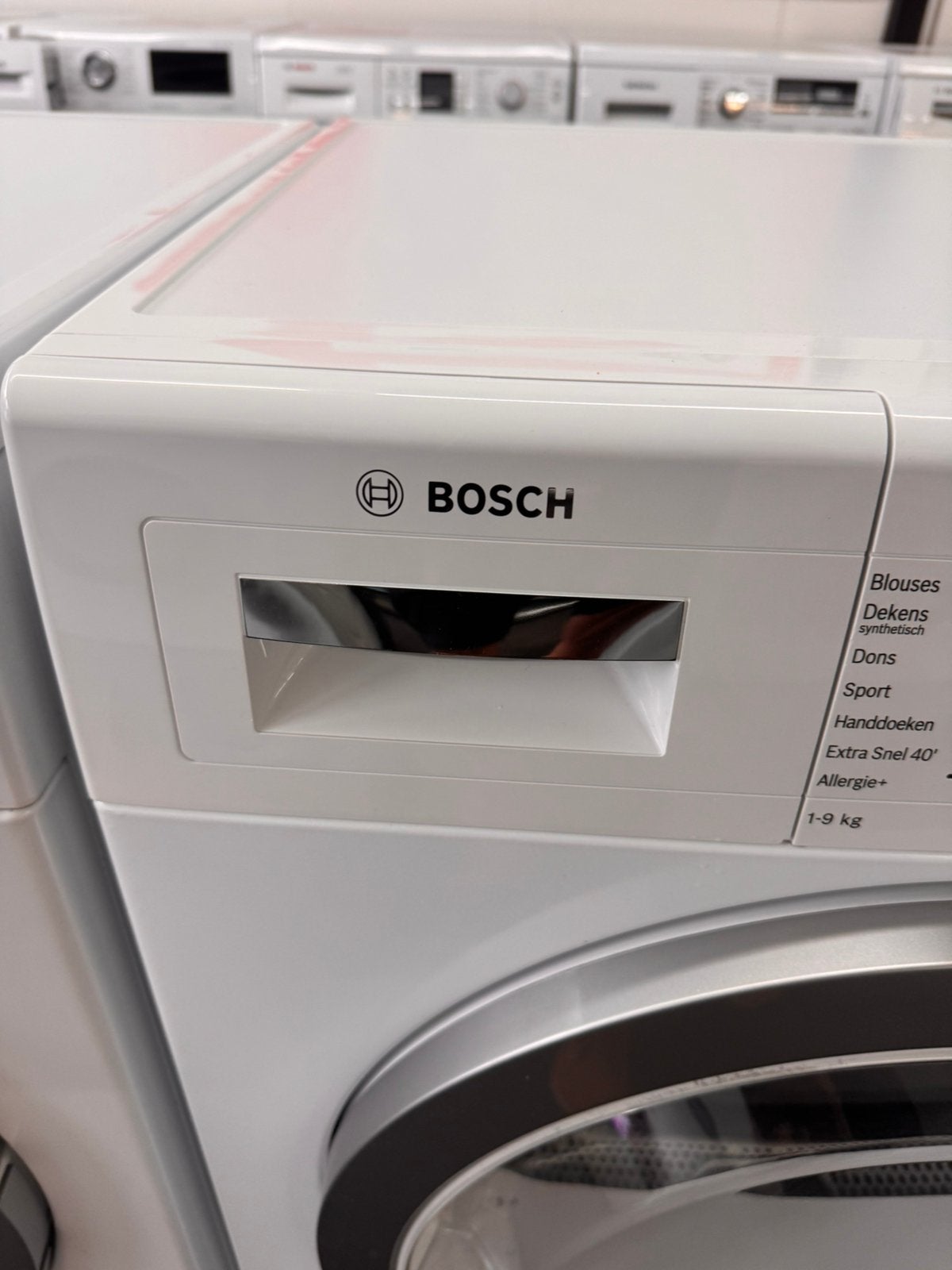 BOSCH WARMTEPOMPDROGER 9 KG met 1 jaar garantie, N, Anti-kreukfase, N, Overige typen