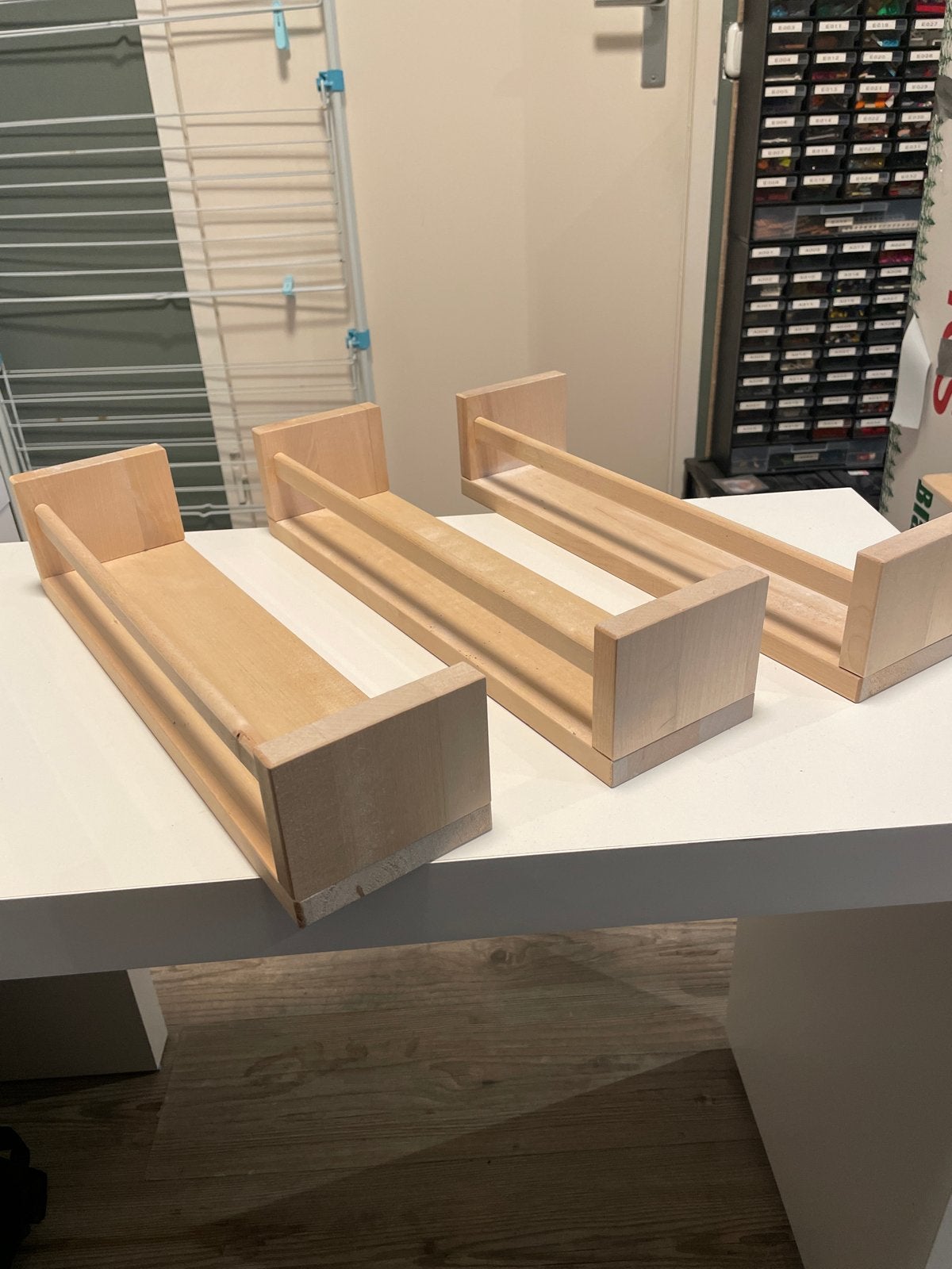 Ikea Bekvam kruidenrekjes (3 stuks), Ophalen, Met plank(en), Minder dan 50 cm, Gebruikt