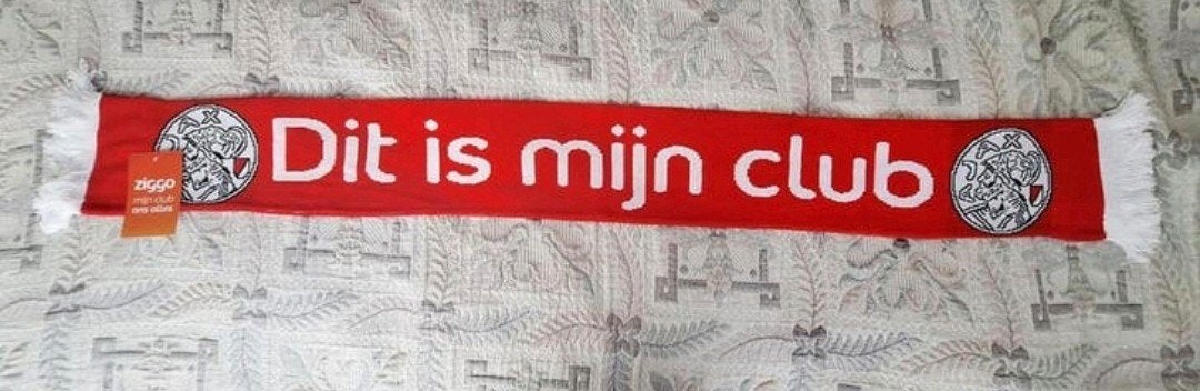 Ajax sjaal van Ziggo dit is mijn club ons alles., Ophalen, Nieuw, Ajax, Vaantje of Sjaal