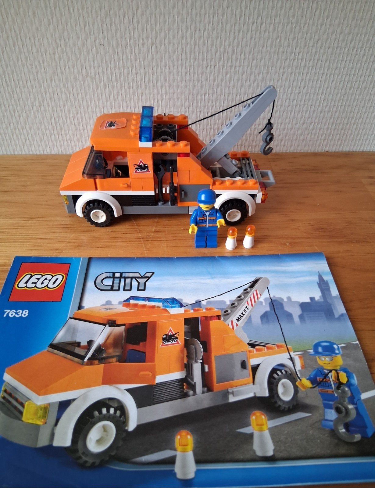 Lego city Takelwagen 7638 complete set met boekje in doosje, Ophalen of Verzenden