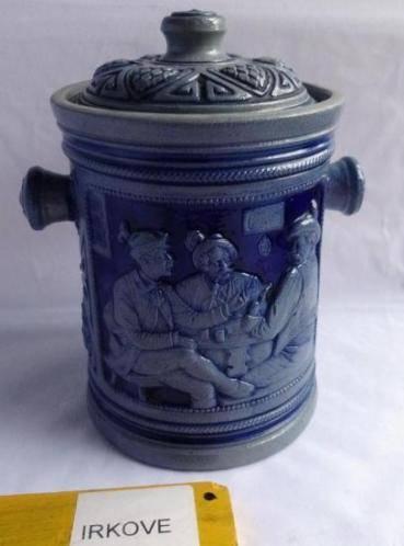 WESTERWALD POT MET DEKSEL * GEMERKT en Gaaf *, Verzenden