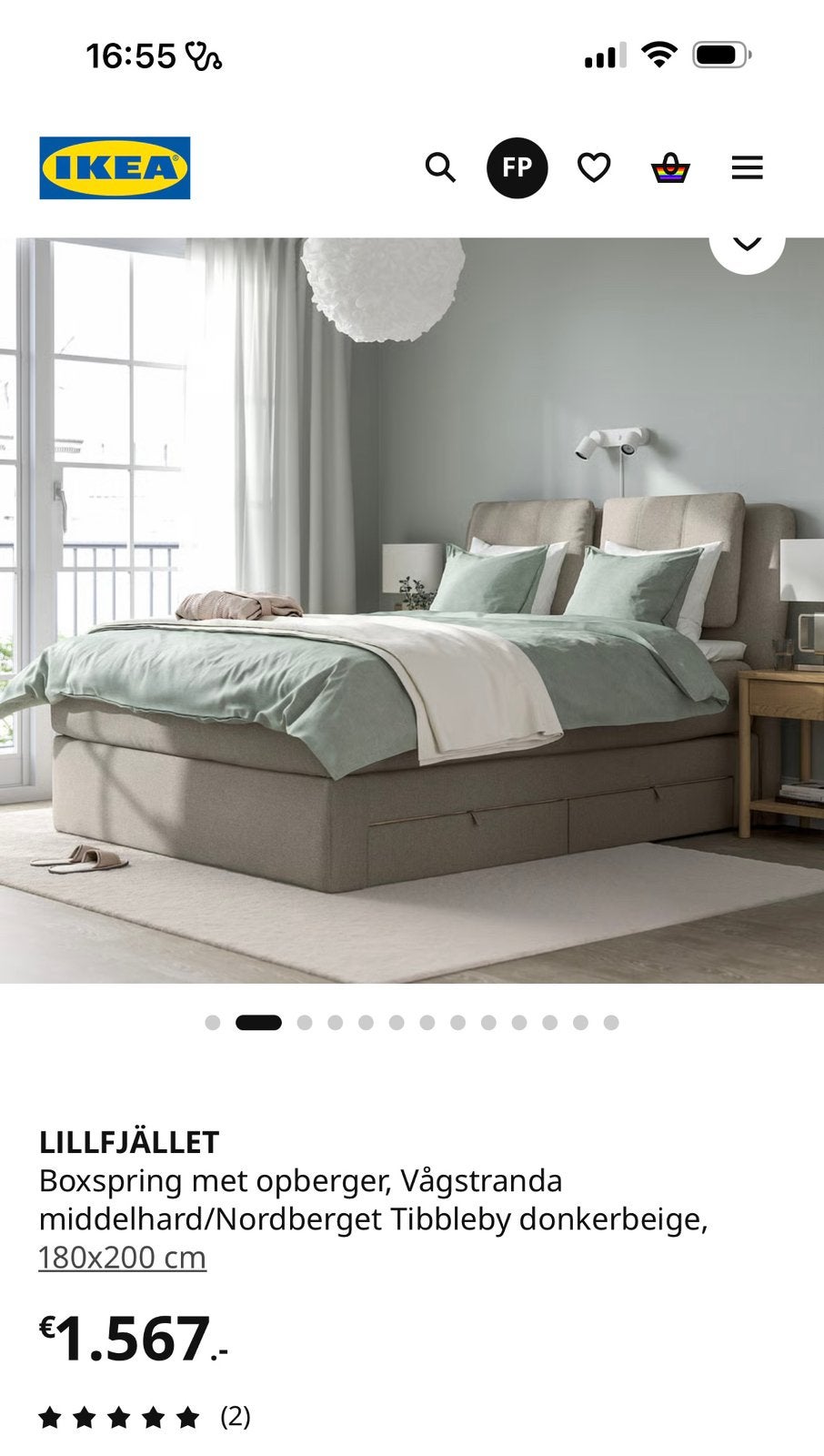 Nieuwe nog in dozen Kingsize (180 x 200) bed aangeboden, Ophalen, Met laden onder het bed., 180 cm, 200 cm