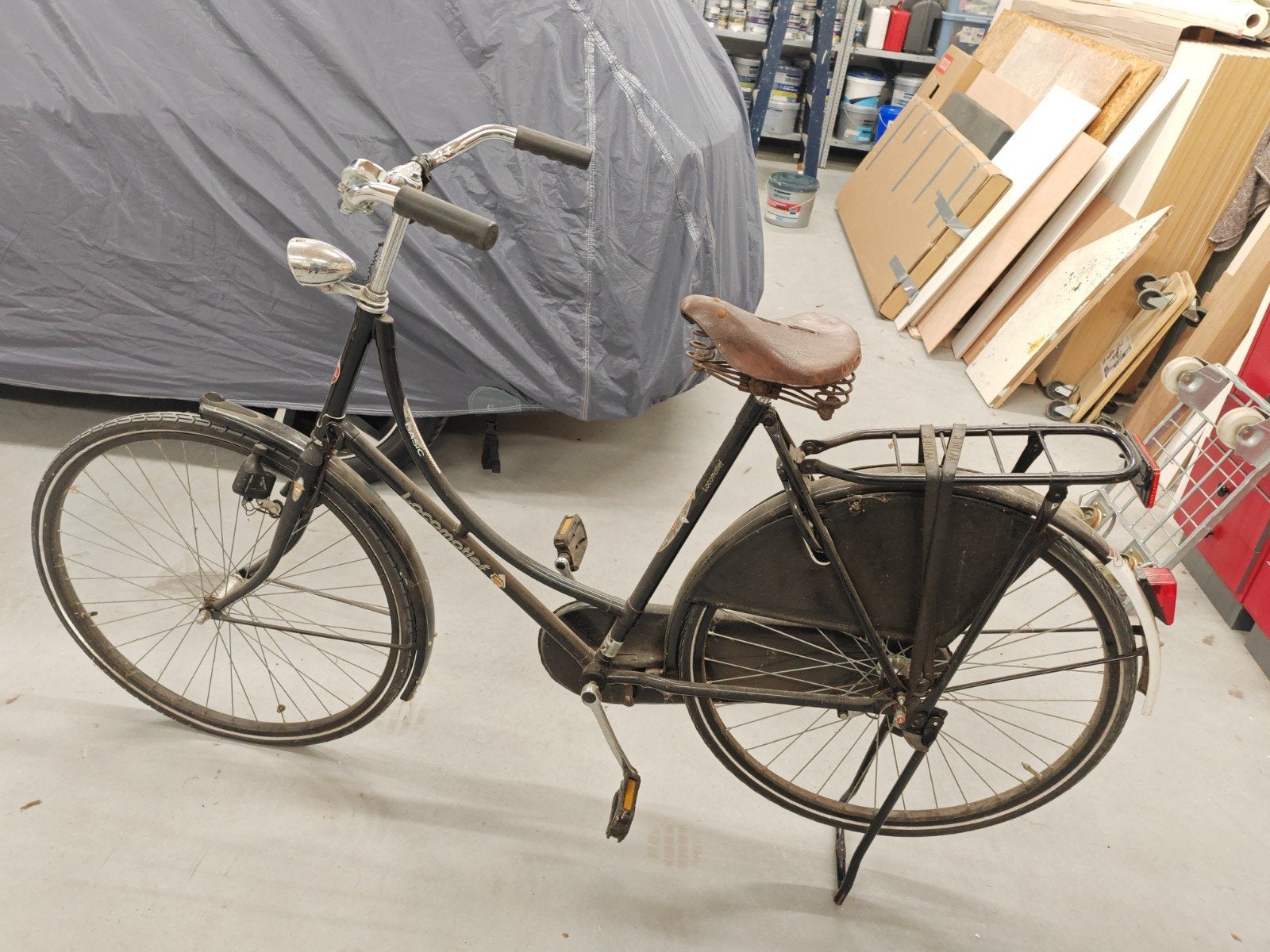opoefiets, Ophalen, Gebruikt, Terugtraprem, Locomotief