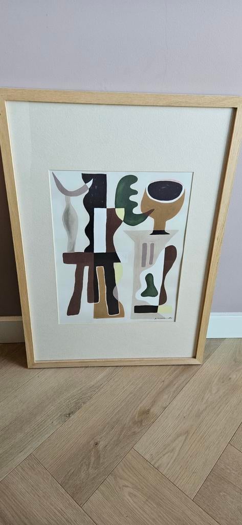 HKliving schilderij met abstracte vormen, Ophalen