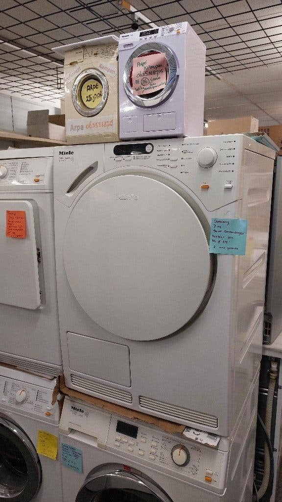 Miele condensdroger 329 Arpe Kampen BIJNA NIET GEBRUIKT 7kg, Witgoed en Apparatuur, Ophalen, Minder dan 85 cm, 8 tot 10 kg, Zo goed als nieuw