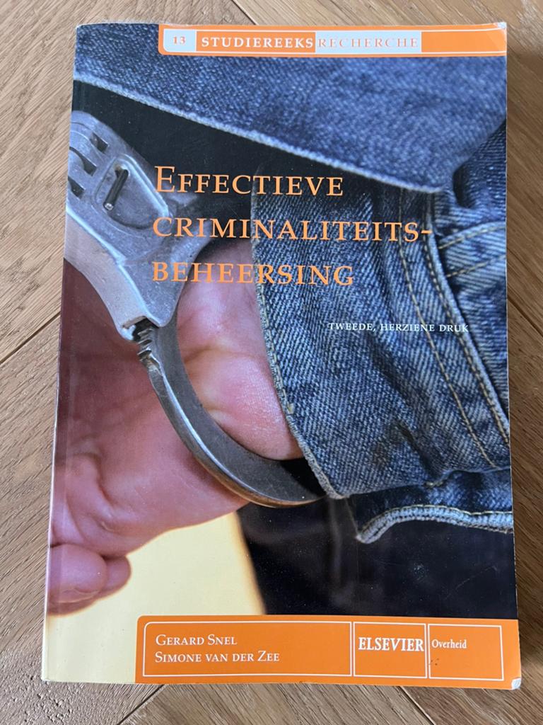 Effectieve Criminaliteitsbeheersing - Studieboek, Ophalen of Verzenden, Gelezen, Gard Snel; Sytze van der Zee
