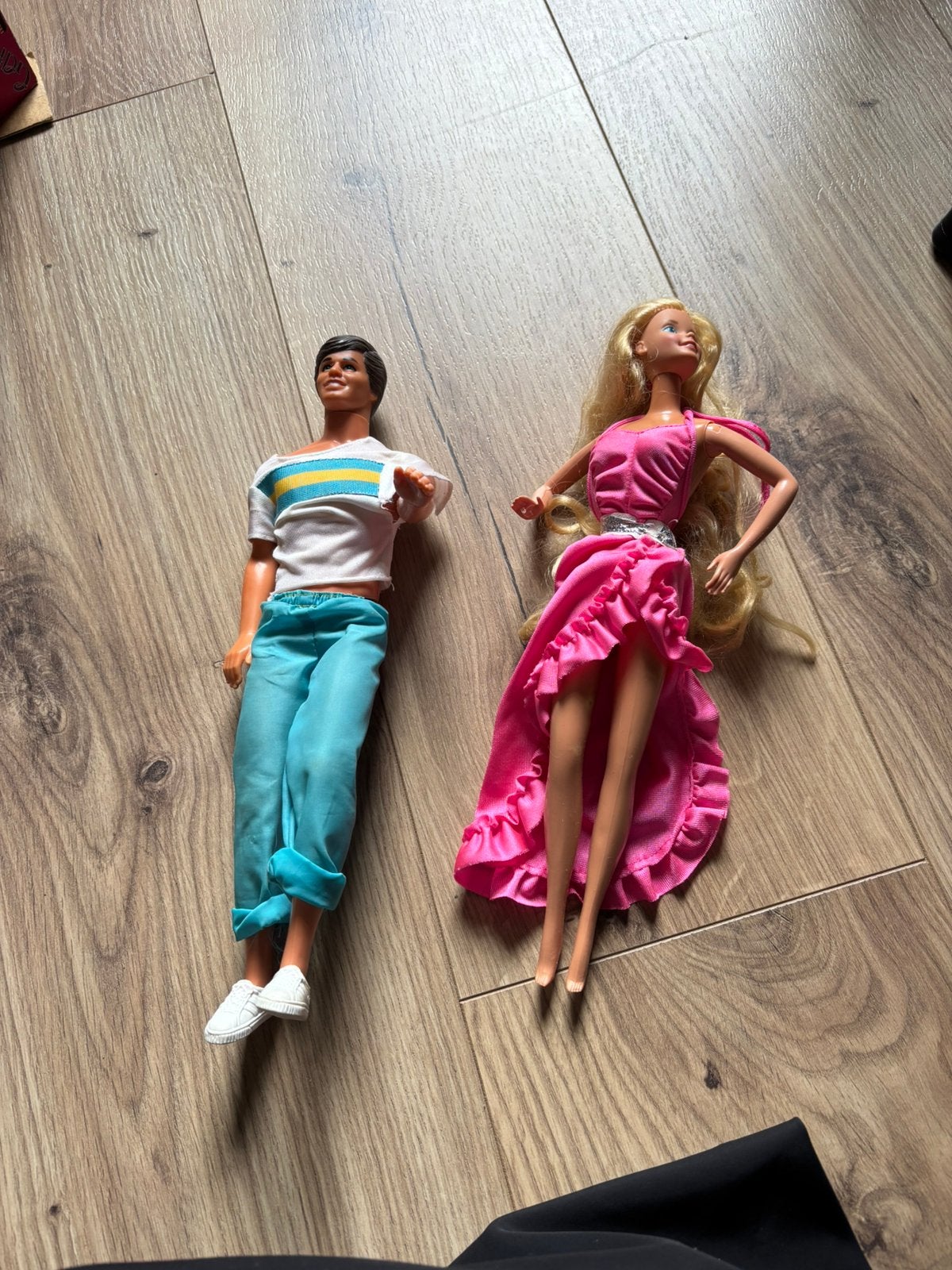 Barbie en Ken jaren 80, Kinderen en Baby's, Speelgoed | Poppen, Ophalen of Verzenden, Zo goed als nieuw, Barbie