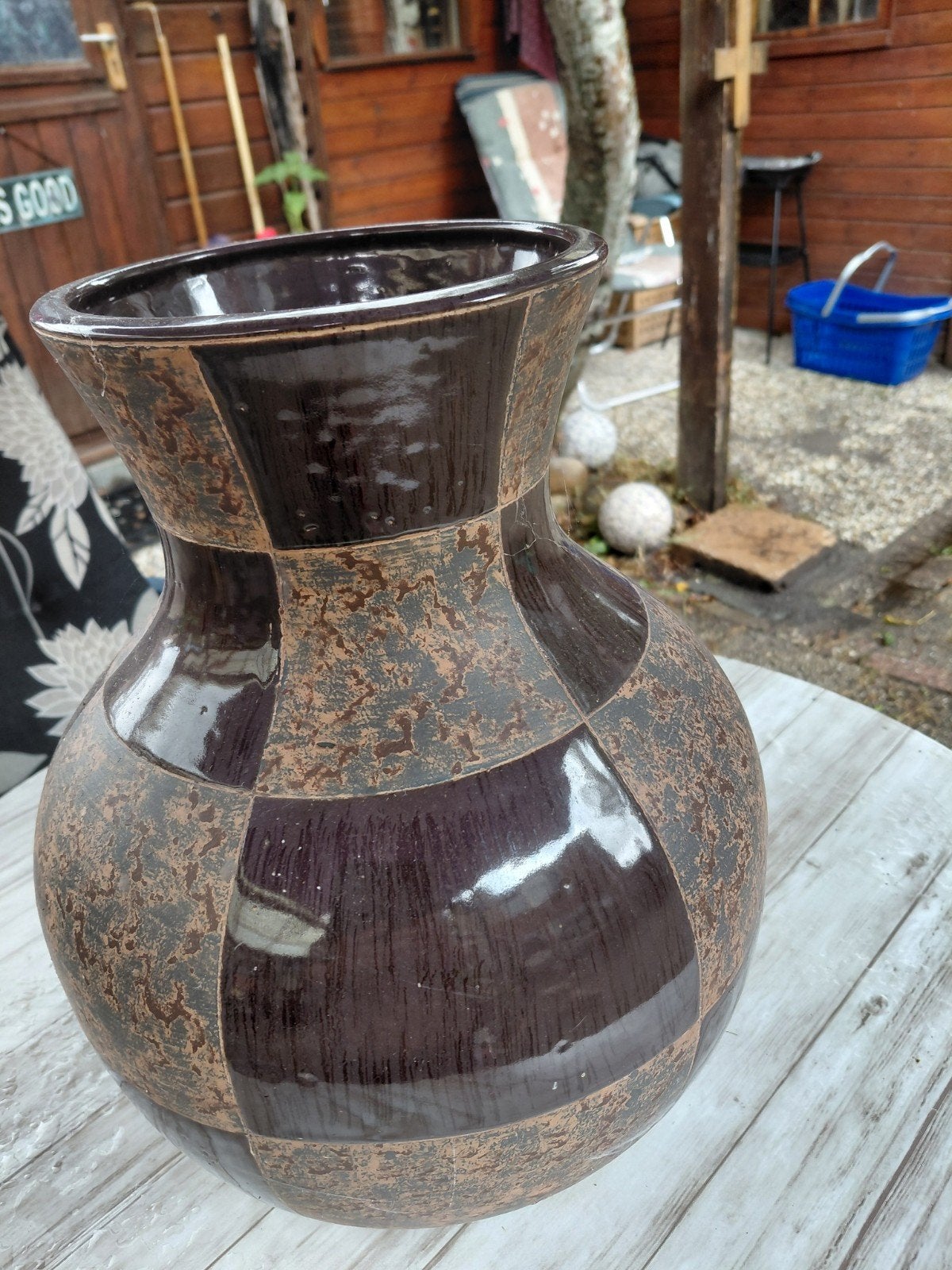 Decoratieve vaas met uniek patroon, Ophalen