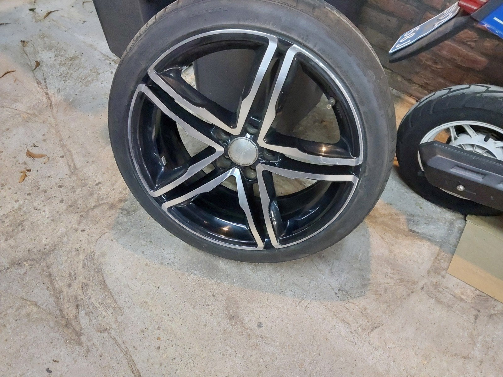 5x112 velgen met banden 18 inch, Ophalen, 18 inch, Gebruikt, Banden en Velgen