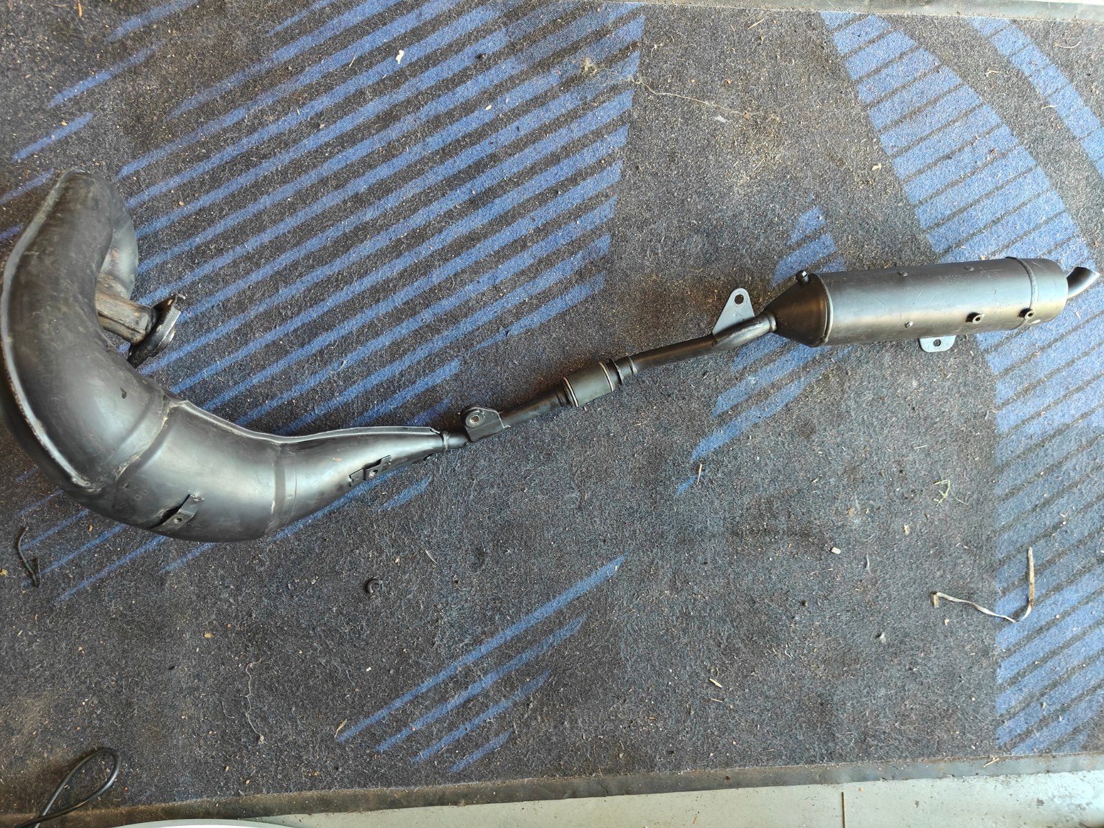 Originele Yamaha uitlaat set DT125R / TDR125 OEM 3MB-14610, Ophalen of Verzenden