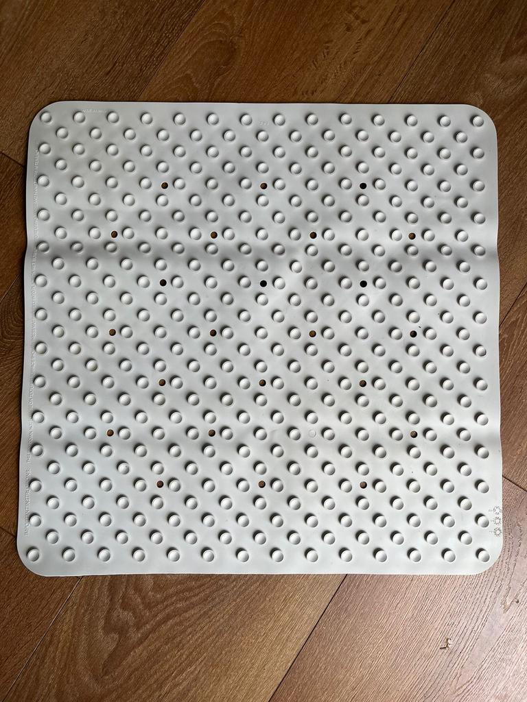 Antislip mat voor douche of bad, Ophalen of Verzenden, Zo goed als nieuw, Grijs, Overige typen