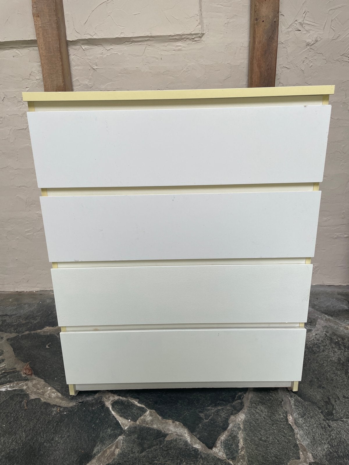 Ikea MALM ladenkast wit 4 lades, Huis en Inrichting, Ophalen, Gebruikt, 50 tot 100 cm, 3 of 4 laden