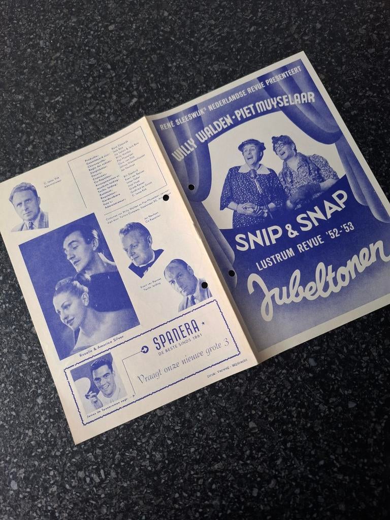 Snip & Snap 1952, Boeken, Ophalen of Verzenden, Gelezen, Folder
