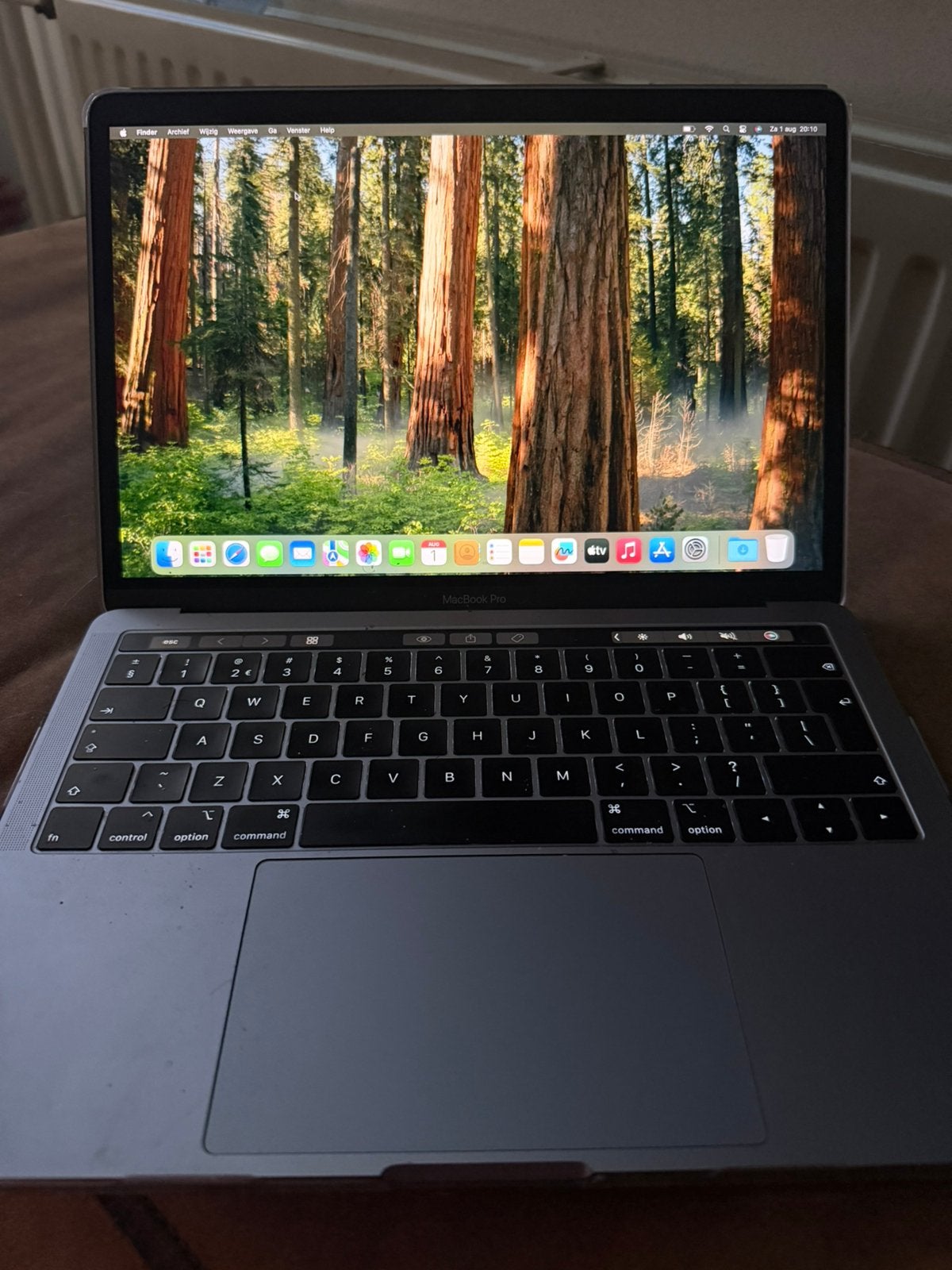 Macbook pro 2018 13inch touchbar, Computers en Software, Apple Macbooks, 2 tot 3 Ghz, 13 inch, Zo goed als nieuw, Ophalen