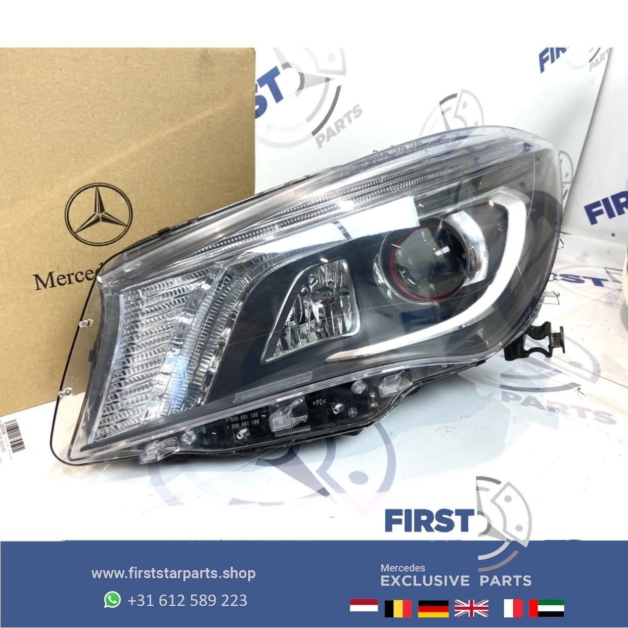 C117 X117 CLA INTELLIGENT LIGHT SYSTEM LED KOPLAMP LINKS ROD, Auto-onderdelen, Gebruikt, -, Ophalen of Verzenden, -