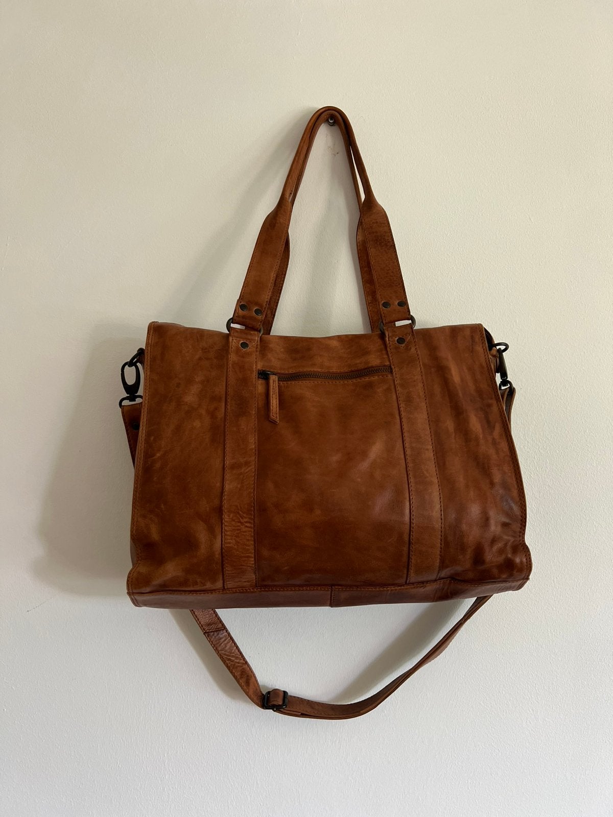 Bear Design Laptoptas Cognac bruin, Ophalen, Zo goed als nieuw, Bruin
