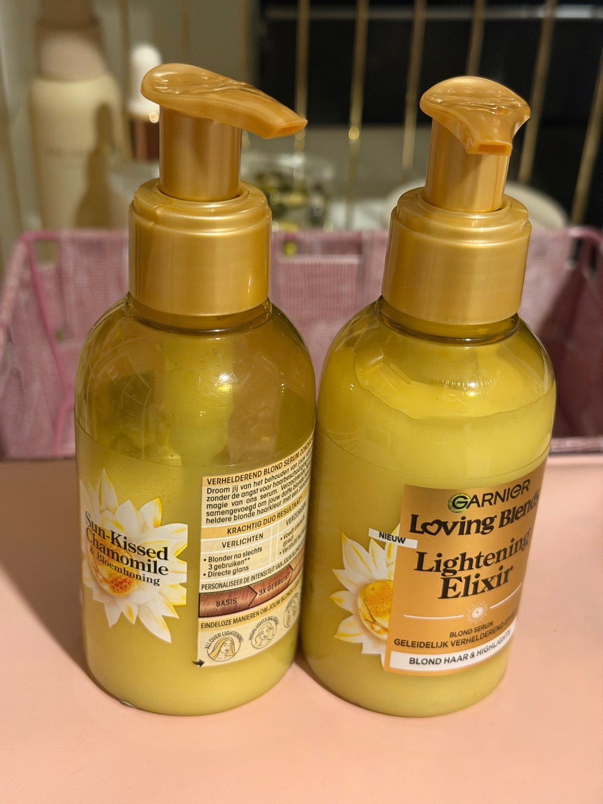 Garnier Loving Blends Lightening elexner, Ophalen of Verzenden, Zo goed als nieuw, Haarverzorger of -hersteller