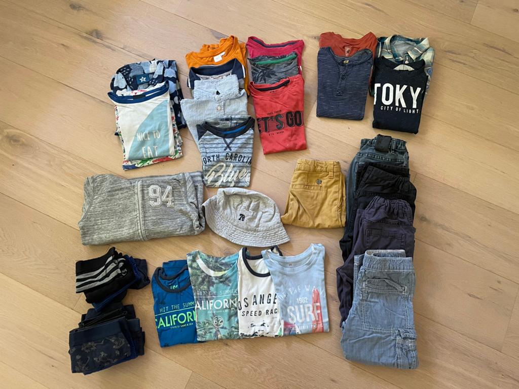 Te koop: kinderkleding pakket jongen maat 110-116, Kinderen en Baby's, Ophalen of Verzenden, Gebruikt, Maat 110