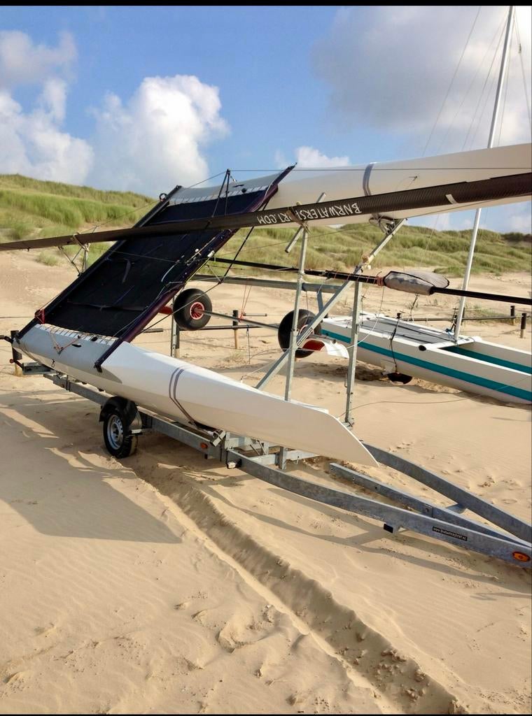 Nacra F20 Carbon 2011 met kanteltrailer en recente zeilen, Ophalen, Gebruikt, Geen motor, Overige modellen