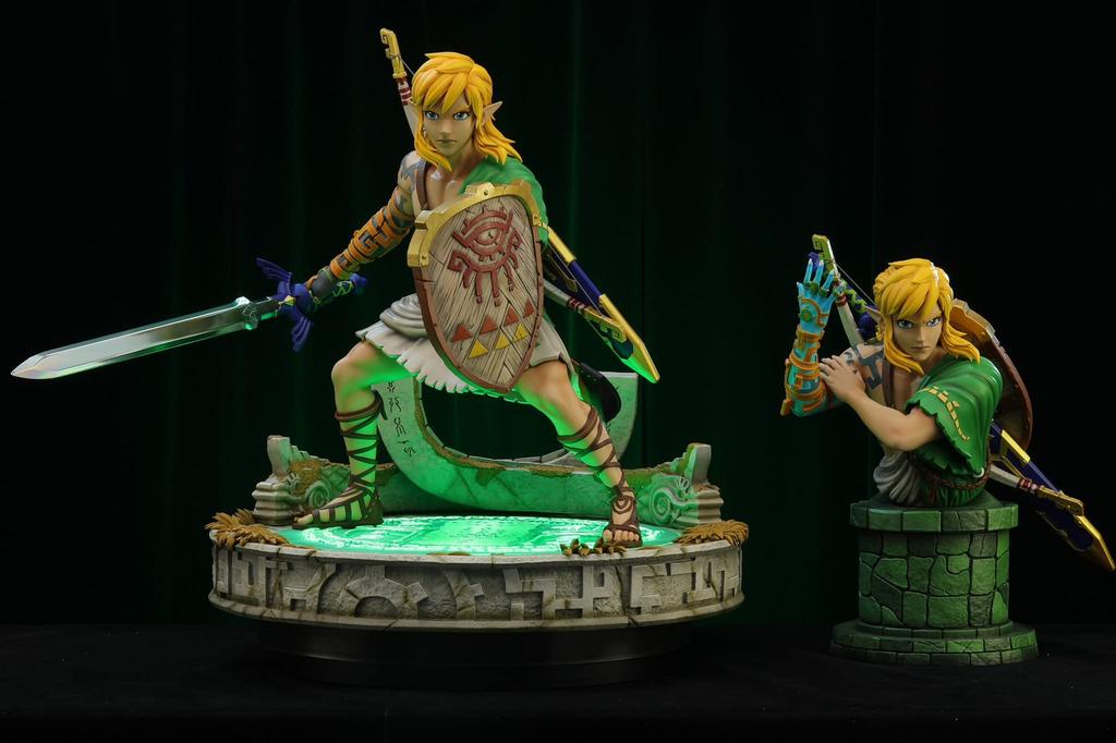 Zelda Tears of the kingdom Link beeld Statue van Kintsukuroi, Spelcomputers en Games, Games | Overige, Avontuur en Actie, 1 speler