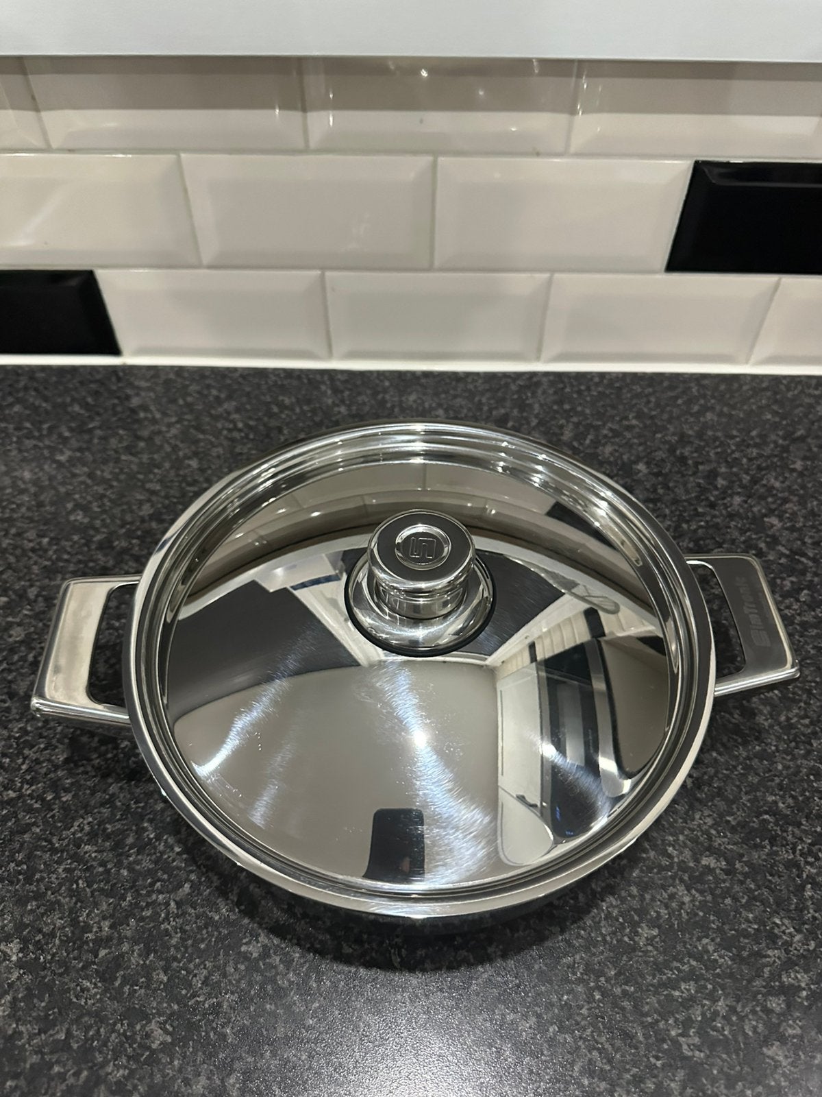 Simtronic pan (rijstpan) 24cm, Ophalen of Verzenden, Zo goed als nieuw, Overige materialen